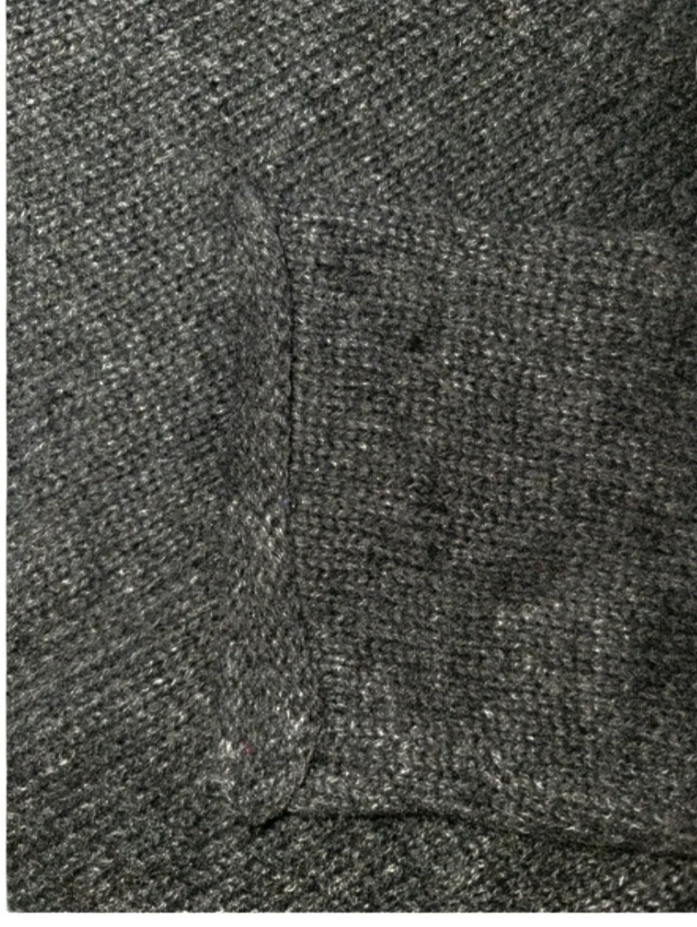 Ladies Converse One Charcoal Gray Cowl Neck Knit Sweater Size XL